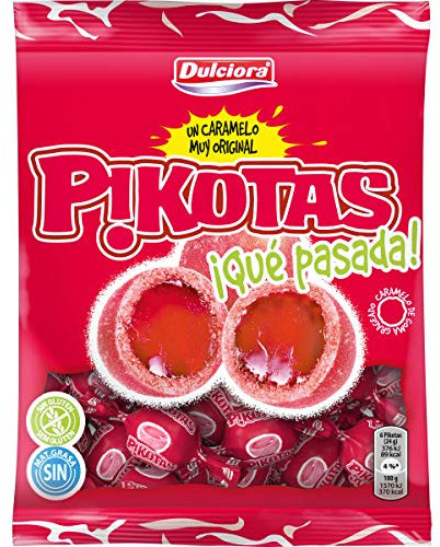 PIKOTAS caramelo de goma relleno sabor cereza bolsa 100 gr