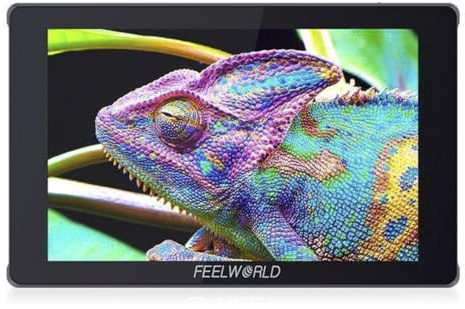 FEELWORLD F7 PRO - Pantalla táctil 3D LUT de 7 pulgadas, cámara DSLR, monitor de CA F970, alimentación externa y