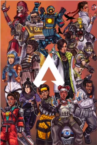 Apex Legends Notebook: Apex LegendsWide Ruled, 6x9, 100 Pages, For teens, girls, boys, and adults (Composition Notebooks)