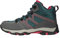 Mountain Warehouse Oscar Kids Walking Boots – Suede Footwear with Sturdy Grip, Padded Ankles & Strong Outsole – For Spring Summer Travelling, Hiking, Camping Teal Kids Shoe Size 4