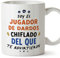 MUGFFINS Tazas para JUGADOR DE DARDOS hombre - En Español - Todos te advirtieron - 11 oz / 330 ml - Regalo original y divertido