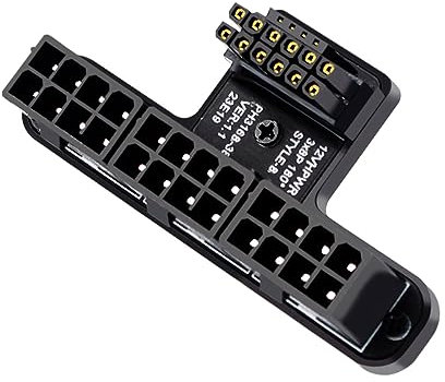 chenyang ATX3.0 PCI-E 5.0 12VHPWR 16Pin Power Modular auf 3 ATX 8Pin Stecker Adapter für 4080 5090TI Grafikkarte 90 Degree UP Angled