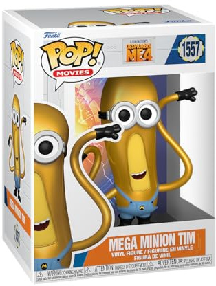 Funko POP! Movies: Despicable Me 4 - Super Tim | Offizieller Fanartikel und Merch - Vinyl Sammelfigur als Regal Deko - Geschenkidee zum Geburtstag für Fans und Sammler