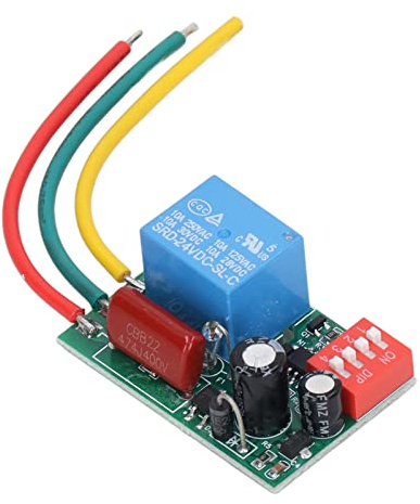Relè Timer Relè di Tempo Relè Interruttore Timer Temporizzatore di Ritardo 110v-220v Ingresso 1 Canale Uscita per Controllo Senza Alloggiamento (Senza Custodia)