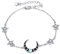 YFN Mondstern-Armband für Frauen Sterling Silber Mondphase Armband Armband irischen Schmuck Geschenke für Mädchen Mutter (schwarz)