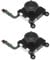 ECSiNG 2 Stück 3D Tasten Analog Joystick Stick Ersatz kompatibel mit PS Vita 2000-Serie 3D Analog Joystick Steuerknüppel Kunststoff Schwarz