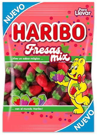 HARIBO FRESAS MIX 18B X 100G (1800 gr)