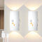 2 Pack LED Motion Sensor Night Light Dimmable, Stick-On Battery Powered Wall Lights, AUTO/ON/Off Indoor Wall Lamp, Portable Cupboard Light for Bedroom, Living Room, Bathroom, Hallway, Stair, Toddler