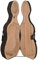M-Case Cellokoffer aus Schaumstoff 4/4, klassisch, braun, beige-beige
