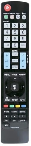 AULCMEET Télécommande,AKB72914209 Nouvelle télécommande de Remplacement pour fit for LG LCD HD TV 37LD450 42LD450 47LD450 37LD450C 47LD450C 42LD450C 32LD520 47LD630 42LD630 47LD520 55LD630