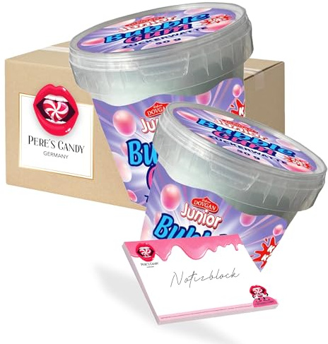 2 x 50g Zuckerwatte - süßen Zauber Zuckerwatte Bubbli im Eimer