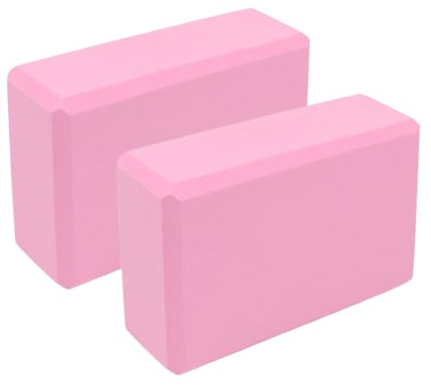 Schaum Yoga Block, 2er Set Rutschhemmender Stretching Block, Hochdichter Eva-Schaum, Leicht Und Rutschfest, Perfekt Für Heimtraining, Sport, Meditation, Handstand Und Yoga