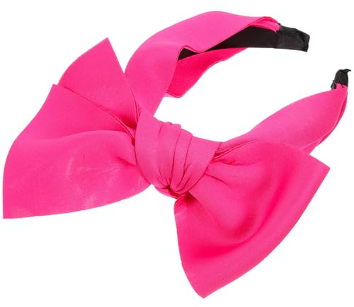 Uonlytech Großes Schleifen Haarband Modisches Mädchen Stirnband aus Gewebe für Damen Dekoratives Haarschmuck Accessoire für Party und Cosplay