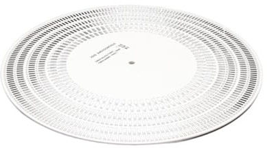 YIGZYCN Professionelle Stroboskop-Scheibe, Acryl, Drehzahlmessgerät für Plattenspieler, Acryl, Drehzahlmessscheibe