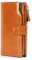 Demon&Hunter Portefeuille RFID Blocking Femmes Cuir Grande Capacité Porte Carte Portefeuille Femme Zip Porte-Monnaie Brun DZA2083Y