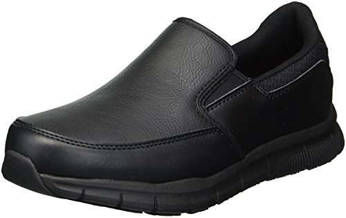 Skechers Zapatillas de Servicio de Alimentos Nampa-Annod para Mujer, Negro, 39 EU