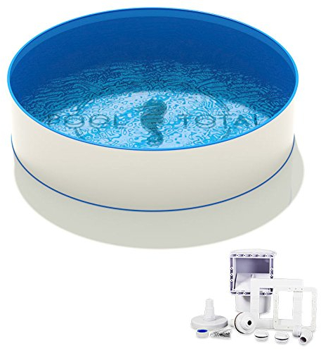 Pool-Set Basic | 4,00 x 0,90m | Folie 0,6mm | Stahlrahmenpool inkl. Skimmer