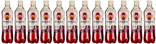 Carpe Diem Kombucha Classic Schorle | Erfrischendes, fermentiertes Teegetränk | Kalorienarm & vegan | wärmebehandelt | Original kombucha Rezeptur | 12x 0,5 Liter PET Flasche
