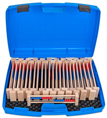 Betzold - Holz-Rechenrahmen 24 Stück Zahlenraum 20 Klassenset - Rechenschieber Kinder