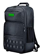 Razer Concourse Pro 18 Backpack: Tear Resistant Bottom - Front Utility Flap for Greater Accessibility - Scratch-Proof Interior - Padded Mesh Weave Straps - Fits Up to 18 inch Laptops - Black