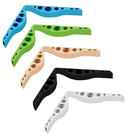 Youning Coussinets de pont de nez en silicone anti-buée, pince de soutien nasale, accessoire pour éviter la buée sur les lunettes, cadre de support intérieur anti-extrusion, 5 pièces-f, taille unique
