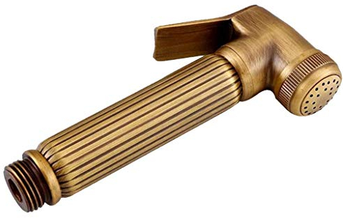 Tubayia Pomme de douche en cuivre - Pour WC, WC, salle de bain (bronze)