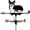 Animal métal girouette oie girouette Creux indicateur de Direction du Vent pour extérieur Jardin Toit Paddock décoration girouette