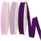TEXTEX = 20 mm Breites Schrägband. 50% Baumwolle und 50% Polyester. Packung mit 3 Stück à 10 m - (Rosa/Lila/Violett)