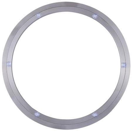 Fulusor Runder Drehteller Drehtellerlager Kugellager Drehplatte aus Aluminiumlegierung (14 Zoll)