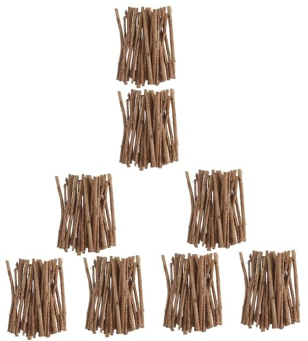 SHINEOFI 800 Pcs DIY Boxwood Sticks Log Sticks DIY Sticks Tea Tree Sticks