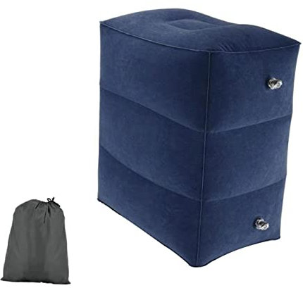 FUNOMOCYA Repose-Pieds Gonflable Réglable en Hauteur Repose-Pieds Pliable