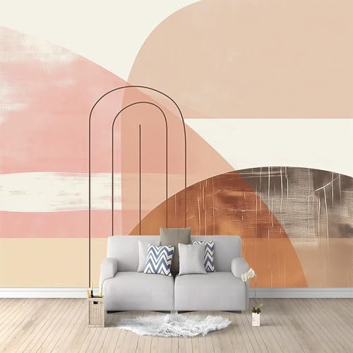 Photo Murale Dragon Bohème Lignes Abstraites Multicolore Papier peint non tissé pour enfants et adultes - Déco Maison Chambre - Décorative Tenture Murale Appartement Décoration Salon 250x175 cm