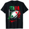 Italia Rugbyball, italienische Flagge T-Shirt