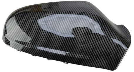 Spiegelkappen Für Opel Für Vauxhall Für Astra H 2004 2005 2006 2007 2011 2012 2013 Carbon Faser Schwarz 1 Paar Tür Flügel Rückspiegel Abdeckung Kappe ABS Rückspiegelkappe