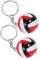 PRETYZOOM Volleyball Schlüsselanhänger Charms Tragbare Schlüsselanhänger Ornament