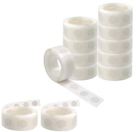 1200 Stück Ballon Kleber Doppelseitig Ballon Glue Dots Transparent | Entfernbare Ballon Klebeband Punkte für Geburtstag Party Hochzeit Dekoration