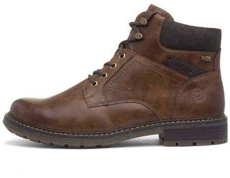 Relife Brazil Mens Cognac Lace Up Ankle Boot