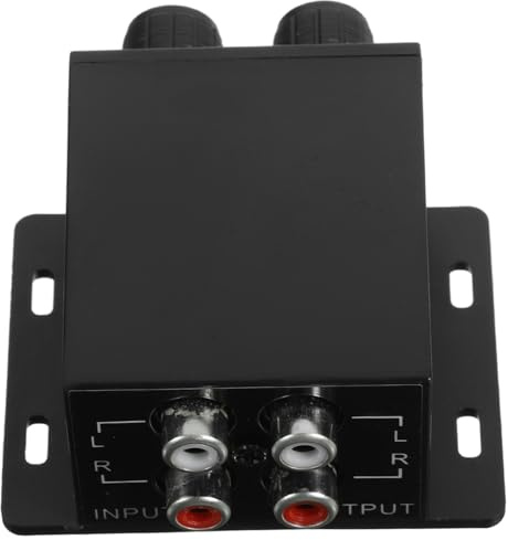 DECORNIJIA Universeller Bassregler Auto Audio Verstärker Pegelregler Einstellbar Für Subwoofer Motorrad Auto Audio