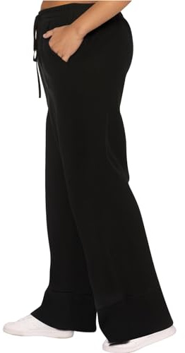 Generisch Pantalon de grossesse pour femme - Taille élastique avec cordon de serrage - Pantalon long décontracté - Poche pratique - Confortable pour les femmes enceintes