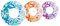 Intex 59251NP - Aufblasbarer Schwimmring Palme Assortiert, Vinyl, Mehrfarbig, 91 cm