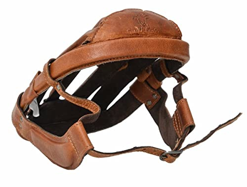 Gusti Accessorio per Bicicletta in Pelle - Jacques A. Design Retro Vintage in Pelle di Bufalo Marrone 61-62 cm