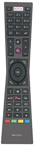 Vinabty RM-C3231 Ersatz-Fernbedienung für JVC LT-32C666 LT-32C660 LT40C680 Lt-32c661(a) Lt- 40c755(c) Lt32c671 Lt-32c670 Lt-49c860 Lt-43c870 Lt-43c775 Lt-24c660c