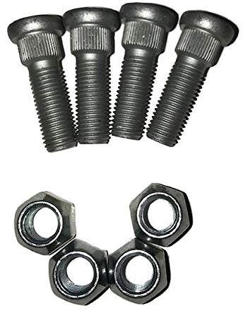 4 tuercas de rueda M12 x 1,5 pulgadas y tacos para coche, caravana y remolque, MP4197B+MP4195B, MAYPOLE