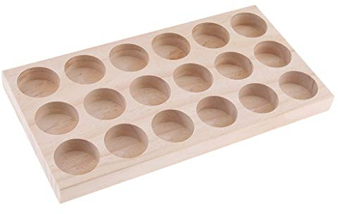 de Rangement en Bois Présentoir Bouteilles Huile essentielle Support Aromathérapie Huiles Organisateur