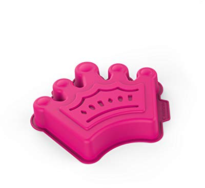 CÉCOA • Moule à Gâteau Couronne • Silicone Alimentaire 100% • Résiste Four & Congélateur (-40°C à +220°C) • Démoulage Facile • 22.6 x 22 x 4.3 cm • Idéal Anniversaires Enfants
