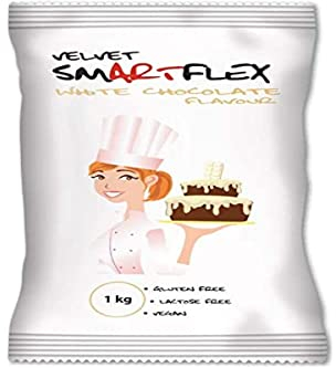 FunCakes Smartflex Fondant Velvet White Chocolate 1kg 1000 g