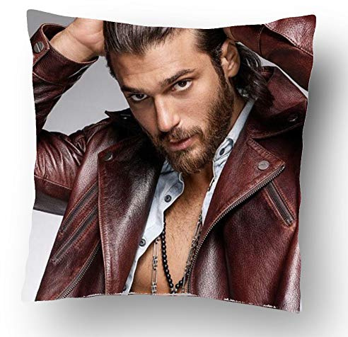 nessuna marca Can Yaman Cuscino 3 Idea Regalo Compleanno Festa Personaggi Famosi Collezione Decorazioni casa Divano Letto Serie TV Daydreamer Le Ali del Sogno Bitter Sweet