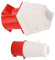 Hyuduo Prise de Courant 4 Broches 32A, Connecteur D'alimentation Triphasé, Prise Industrielle étanche Montée en Surface AC 380V-415V,prises, convertisseurs