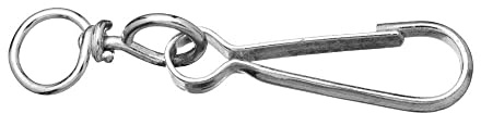 10 Stück Simplexhaken mit Wirbel 110mm