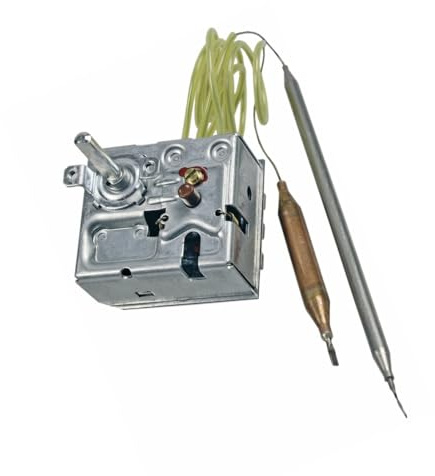 easyPART passend für EGO 55.60019.020 Thermostat Alternativ SIEMENS | 00087368 STIEBEL ELTRON 057201 mit STB -96°C für Heißwassergerät Standspeicher, 244077, Kapillarrohr-Länge, 125 mm Anschlüsse
